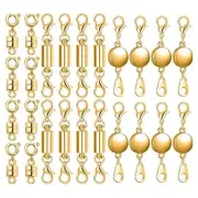 24Pcs Magnetic Necklace Clasps & Closures,Jewelry Clasp Connector Locking5469