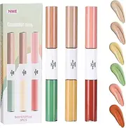 Hydrating Concealer - Brighten Up Under Eye Concealer | 3X High Coverage For Makeup, Lightweight Waterproof Cosmetics, Everyday Use Solution For Wedding, Gathering, Photography