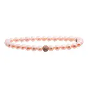 Ladies Bracelet Lancaster Jla Br Sb 2 Pu Pink Zircons Sterling Silver 16mm