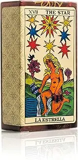 Fournier Spanish Classic Tarot Deck with 78 Cards, Brown, Unique (F21814)