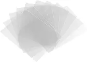 Mobestech 10pcs Pcv Sheet for Crafting Picture Frame Sheet Acetate Plastic Sheets for Photo Frames Shatterproof Panel Pet Membrane High Transparency