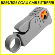 Rotary Coaxial Cable Stripping Tool Stripper Cutter for RG6 RG58 RG59 Coax Wire