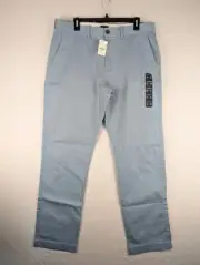 J Crew Pants Mens 34x32 Light Blue Straight Fit Chino
