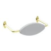 Nero Mecca Care Dda Toilet Backrest Brushed Gold NRCR0001BG