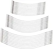 Sets Fishing Leaders Saltwater High-Strength Wire Leaders Swivels Snap Pre-Tied Fishing Line for Snakes Perch Pike Tuna Pcs