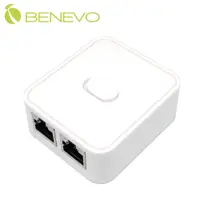 在飛比找PChome24h購物優惠-BENEVO實用型 2埠 Gigalan RJ45網路切換器