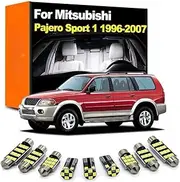 13Pcs Interior LED Light Kit, For Mitsubishi Montero Shogun Pajero Sport 1 K90 1996-2007 Car Trunk Map Indoor Bulb