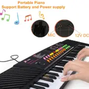 54 Keys Electric Piano Music Electronic Keyboard Beginners Kids Mini Microphone
