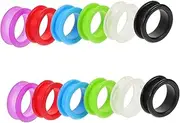 Kisangel Scissor Finger Ring Inserts Pcs Silicone Grooming Scissors Ring Sets for Easy Handling