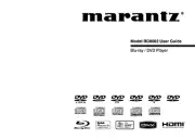 Marantz BD8002 Blu-Ray Player Owners Instruction Manual