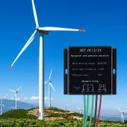12/24V Universal 2000W Waterproof Wind Turbine Controller Waterproof Battery Charge Controller Voltage Regulator MPPT Charge Con Car Generator