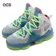 Nike 籃球鞋 Lebron XIX EP 運動 男鞋 LBJ 明星款 氣墊 避震 包覆 球鞋 白 藍 DC9341-400