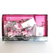 NWT Betsey Johnson Mauve Floral Crossbody & Card Case Boxed Set