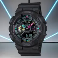 在飛比找momo購物網優惠-【CASIO 卡西歐】G-SHOCK 虛擬世界 霓虹科幻雙顯