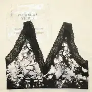 Victoria Secret PINK BRALETTE SZ M BLACK WHITE TIE DYE Racerback New In Package