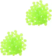 Kisangel 2sets Glow Dark Artificial Fish Landscape Pebbles Outdoor Decorative Stones Garden Pathway Rocks Aquatic Aquarium Accessories 200pcs*2