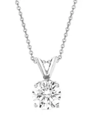 14K 1.00 ct. tw. Lab Grown Diamond Pendant Necklace