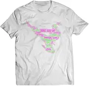 [X.Style] Tang Soo Do Girls Karate Martial Arts Training Word Cloud ds1837 T-Shirt