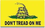 Magnet Me Up Don't Tread on Me Gadsden Flag Magnet Decal, 3x5 Inches, Yellow, Green, Black, Heavy Duty Automotive Magnet for Car Truck SUV or Any Other Magnetic Surface