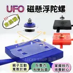台灣現貨 UFO磁懸浮陀螺 反重力陀螺科學玩具 磁懸浮飛碟 魔法磁浮 飛碟陀螺 神奇磁懸浮玩具 磁鐵懸空玩具 陀螺