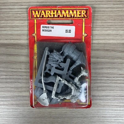 BORGIO THE BESIEGER DOGS OF WAR BLISTER WARHAMMER FANTASY BATTLE GAMES WORKSHOP