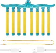 DJAPWPX-Catching Sticks Game, Fun Drop Stick Game, Adjustable Speeds Hand Speed Challenge Game, Hand Eye Coordination Falling Sticks Game, Drop Stick Reaction Game for Kids Home Party (Blue)