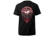 Led Zeppelin - Deco Circle Unisex Large T-Shirt - Black