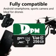DPM 256GB MicroSDXC U3 Memory Card with Free Adapter