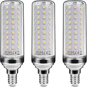 SAUGLAE 22W LED Light Bulbs, 180W Incandescent Bulbs Equivalent, E14 Small Edison Screw, 2500Lm, 4000K Natural White, Pack of 3