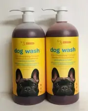 2-Pack Lavender & Coconut 2-in-1 Nourishing Shampoo & Conditioner for Dogs 32 oz