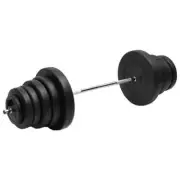 Barbell Plates 90KG Weight Bar Bench Press Fitness Exercise Home Gym