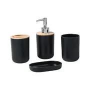 Takara Takae - 4 Piece Bathroom Vanity Set Black