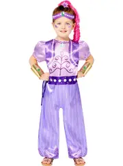 Shimmer and Shine Girls Purple Shimmer Genie Costume