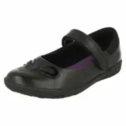 Infant Girls Clarks School Shoes Nibbles Bee