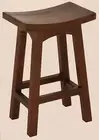 NEW MILAN SOLID MAHOGANY BAR STOOL