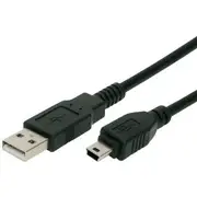 Comsol Male Type A USB 2.0 to Male Mini USB Cable 2m