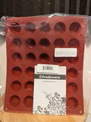 Freshware Silicone Molds, Peanut Butter [30 Cup] NEW