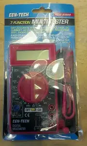 Cen-Tech 7 Function Multi-Tester New