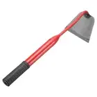 Garden Hoe 15" x 4" Steel Hoe Garden Tool with Handle, Red