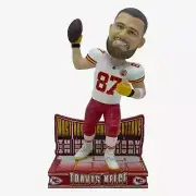 TRAVIS Kelce FOCO Bobblehead ?/187 KANSAS City CHIEFS Post Season NFL Record