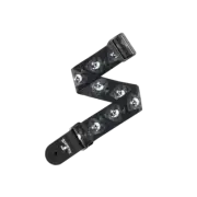 D'Addario Alchemy Guitar Strap - Skulls in Spades Design