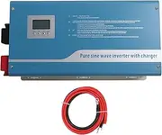 4000W Wall Mounted Pure Sine Power Inverter, AC Pure Sine Power Inverters, AC Converter for Homes Industry Pastoral Areas Home RV Solar System Car (24V)