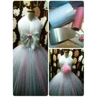 在飛比找蝦皮購物優惠-TUTU 網紗洋裝 瑪麗蓮夢露 粉色 材料組合包