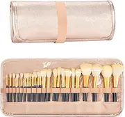 Makeup Brush Holders,Makeup Brush Organizer,Travel Makeup Brushes Bag Cosmetic Bags Pouch for Women Brushes Artist Eyebrow Pencil case -Rose Gold