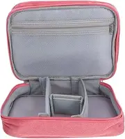 Portable Electronic Organizer Case Travel Earphone Storage Bag for Cables Chargers Accessories for Business Trips Outdoor Use Convenient Zipper Closure Design