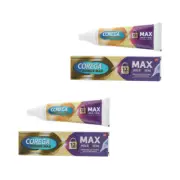 2 X COREGA FIXING CREAM POWER MAX SEAL 40G 12H HOLD FLAVOUR FREE- FREE SHIPPING