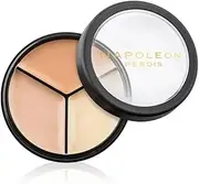 Napoleon Perdis Pro Palette Concealer+ | Customizable 3-Shade Cream Concealer Palette | Enriched with Caffeine, Vitamins C & E, Squalane | Brightens, Hydrates & Conceals Imperfections (10g)