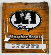 SIT 12 String Acoustic Guitar Strings Set Phosphor Bronze P121046