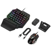 GAMWING Mix Lite Converter Programmable Combo Set with Keyboard, Mouse, Phone Holder for Android Phone Games As Shown