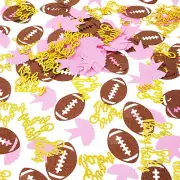 300 Counts Gender Reveal Confetti Baby Touchdowns or Tutus Table Football